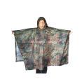 Camouflage Polyester Military Rain Poncho